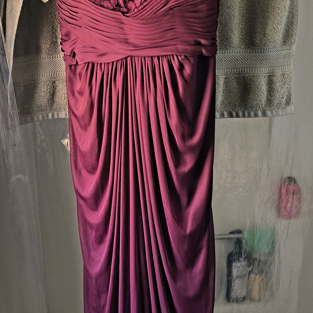 Elegant Purple Evening Dress